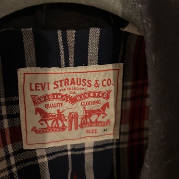 Levi’s black motorcycle jacket size M - Picture 3 of 4